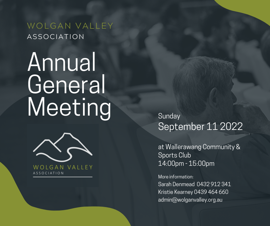 Wolgan Valley Association first AGM announced for September